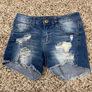 *SOLD* Streetwear Society Distressed Denim Shorts Size 3
